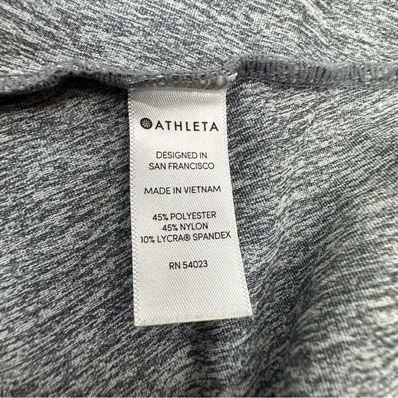 Athleta Women’s size Small Sunlover Hilo UPF Gray Asymmetrical Kaftan Dress - Picture 9 of 10